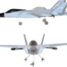 Радиоуправляемый самолет Fei Xiong F35 Fighter 2.4G - FX635-GREY