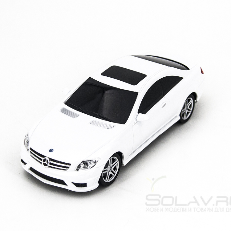 Радиоуправляемая машина Rastar Mercedes White CL63 AMG 1:24 - 34200-W