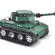 Конструктор Double E Cada Technics, Танк Tiger 1, 313 деталей, пульт управления - C51018W