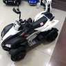 Детский электроквадроцикл Dongma ATV White 12V с кожаным сиденьем - DMD-268A-LUX-W