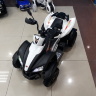 Детский электроквадроцикл Dongma ATV White 12V с кожаным сиденьем - DMD-268A-LUX-W