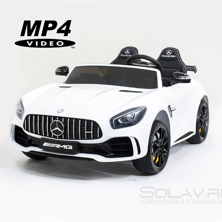 Электромобиль Harley Bella Mercedes-Benz GT R 4x4 MP4 - HL289-WHITE-4WD-MP4