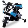 Детский электромотоцикл BMW S1000PR Blue 12V - JT528-BLUE