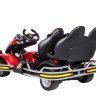 Детский спортивный 3-местный электрокарт Dongma Go Kart Red 12V - DMD-288