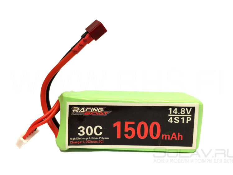 Аккумулятор для катера Feilun FT010 14.8V 1500mAh 4S1P 30C - FT010-14