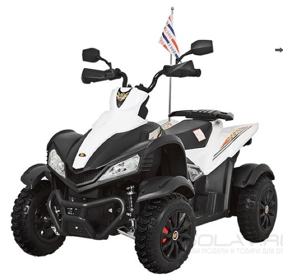 Детский спортивный электроквадроцикл Dongma ATV White 12V - DMD-268A-W