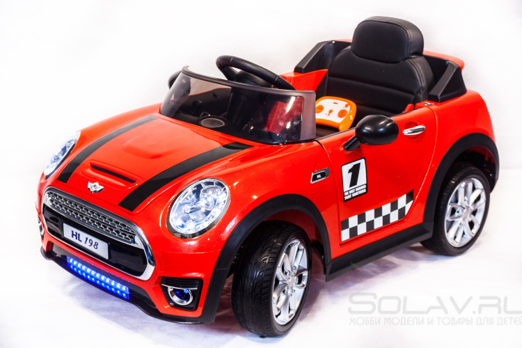 Детский электромобиль HL198 Mini Cooper 