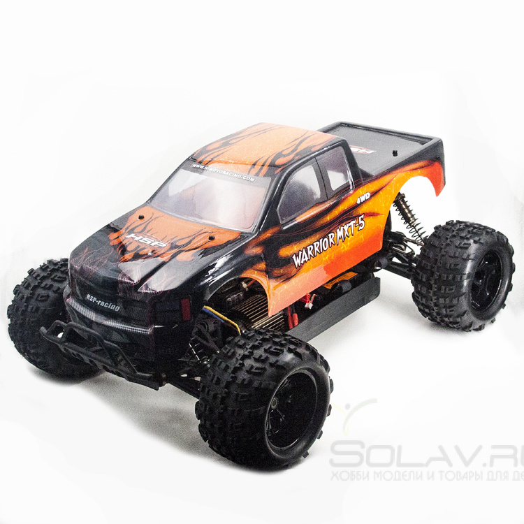 Радиоуправляемый внедорожник HSP Sheleton Orange EP Brushless 4WD 1:5 2.4G - 94080-14050-O