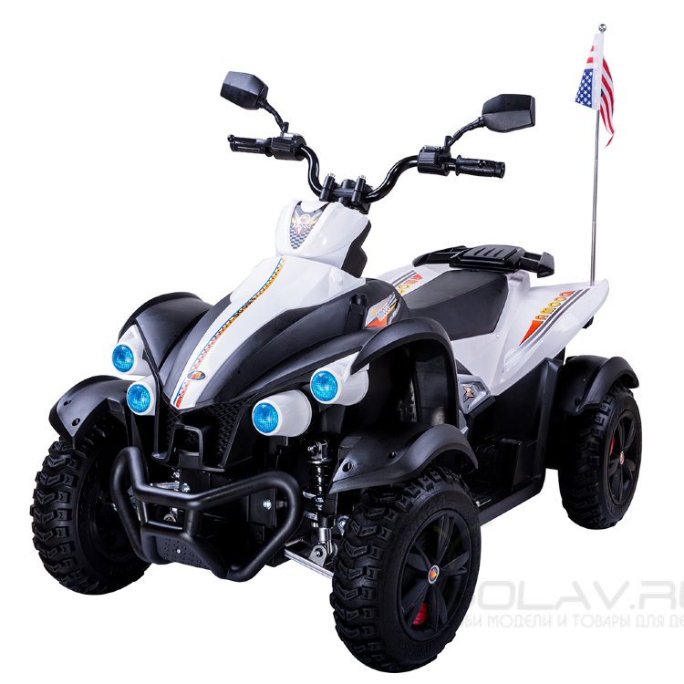 Детский спортивный электроквадроцикл Dongma ATV White 12V - DMD-268B-W