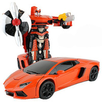 Радиоуправляемый трансформер MZ Lamborghini Aventodor Orange 1:14 - 2321P