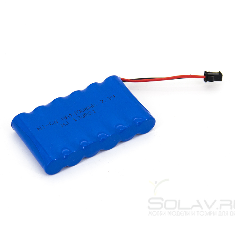 Аккумулятор Ni-Cd 7.2v 1400mah (разъем YP) - ZG-С1221W-01-1400