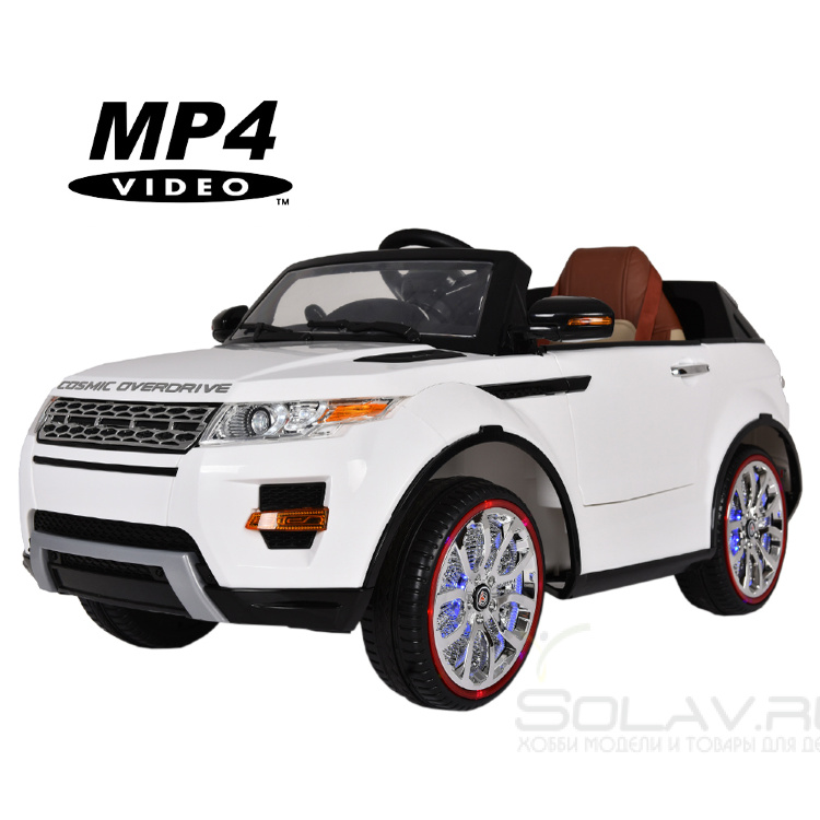 Детский электромобиль Range Rover Luxury White MP4 12V - SX118-S