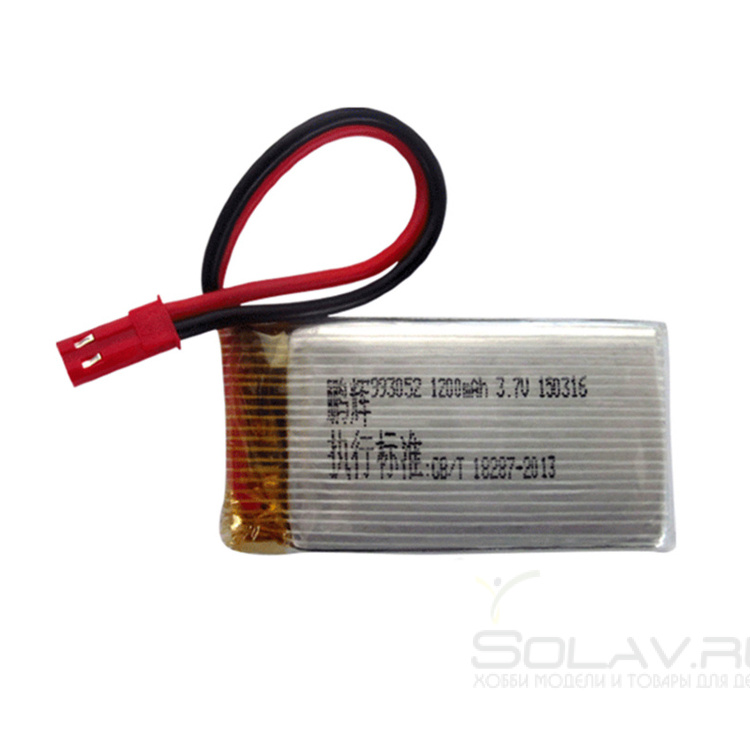 Аккумулятор 3,7V 1200 mAh (разъем JST) - MJX-T41-19