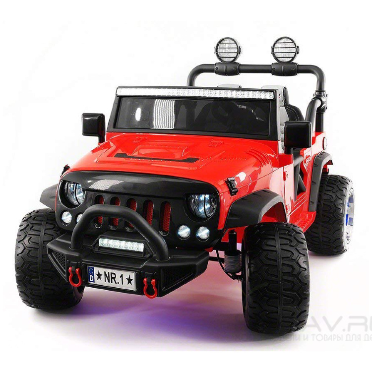 Электромобиль Jeep Wrangler Red 2WD - SX1718-S