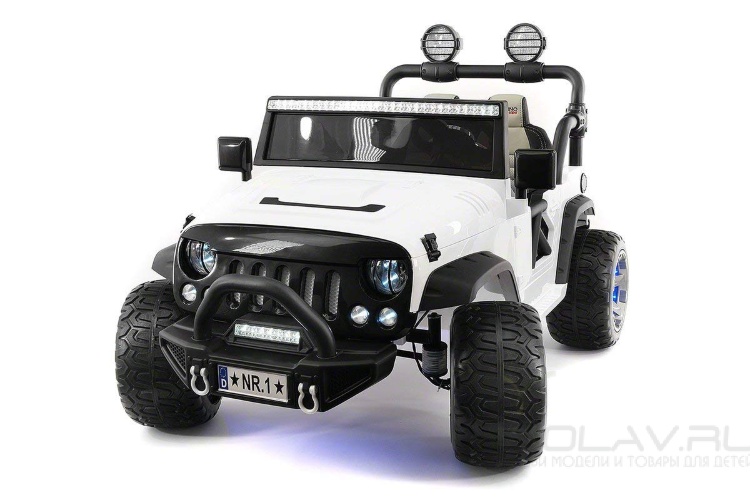 Электромобиль Jeep Wrangler White 2WD - SX1718-S