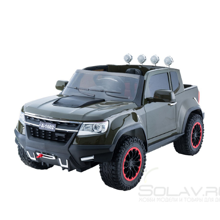 Радиоуправляемый электромобиль Chevrolet Colorado Green 4WD 12V 2.4G - ABL1602