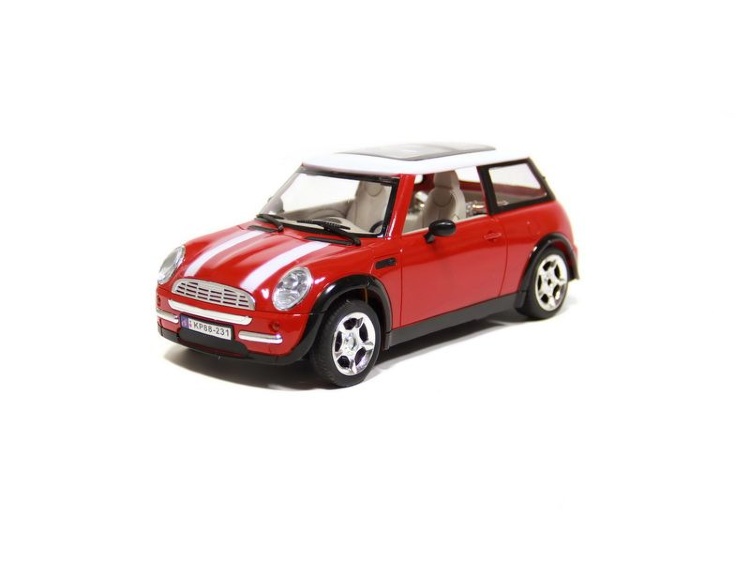 Р/У машина HQ Mini Cooper 1/14 cвет, сигнализация + акб