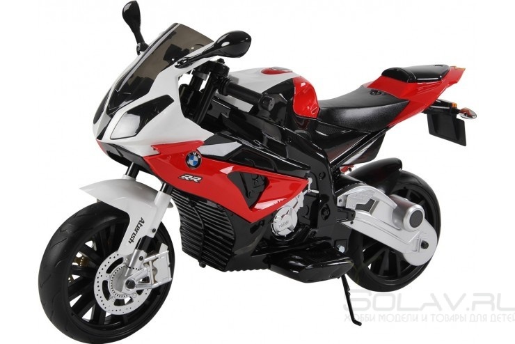 Детский электромобиль мотоцикл BMW S1000RR на аккумуляторе 12V цвет красный