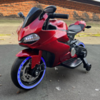 Детский электромотоцикл Ducati Red (12V, EVA, ручка газа) - FT-1628-SP-RED