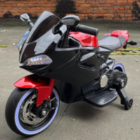 Детский электромотоцикл Ducati Red Black (12V, EVA, ручка газа) - FT-1628-SP-RED-BLACK