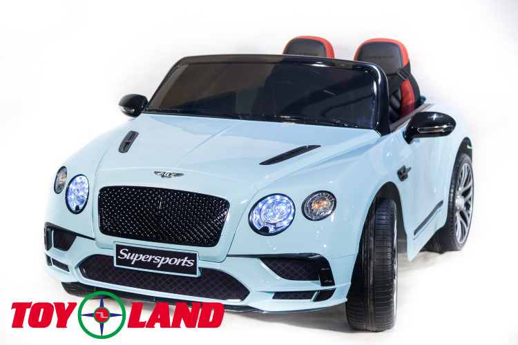 Детский электромобиль Bentley Continental Supersports Голубой