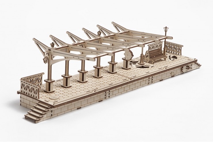 Конструктор 3D-пазл Ugears - Перрон