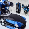 Радиоуправляемый трансформер, ползающий по стенам MZ Bugatti Veyron Blue 1:24 - 2815P-B