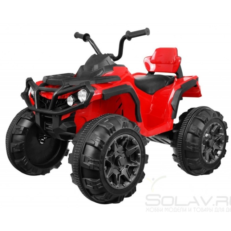 Детский квадроцикл Grizzly ATV 4WD Red 12V с пультом управления - BDM0906-4