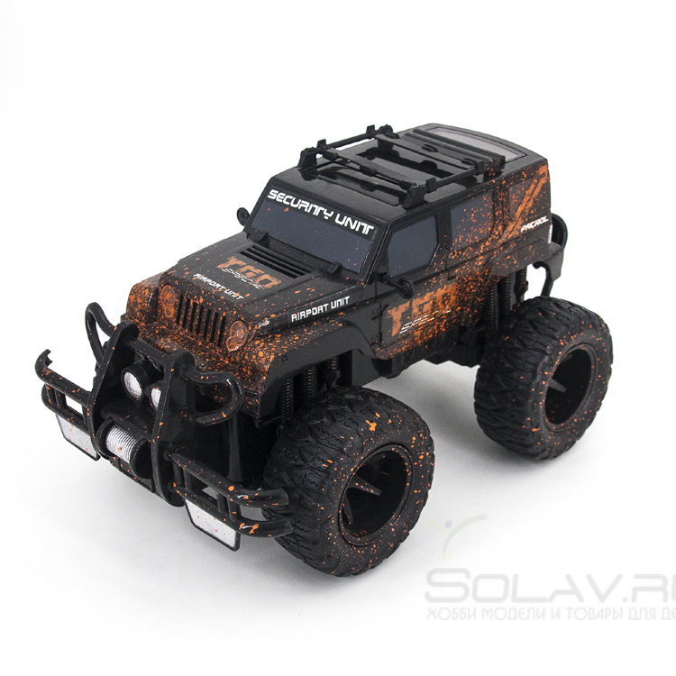 Радиоуправляемый черный внедорожник YED MUD SUV 1:16 - YE81407