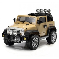 Радиоуправляемый детский электромобиль JJ235A Beach Jeep Khaki 12V - JJ235A-K