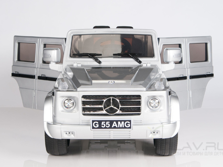 Радиоуправляемый детский электромобиль Mercedes Benz G55 Silver 12V 2.4G - DMD-178-S