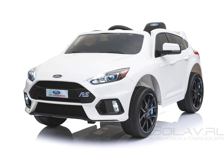 Детский электромобиль Dake Ford Focus RS White 12V 2.4G - F777-WHITE