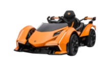 Детский электромобиль Lamborghini V12 Vision Gran Turismo 4WD 12V - HL528-LUX-ORANGE