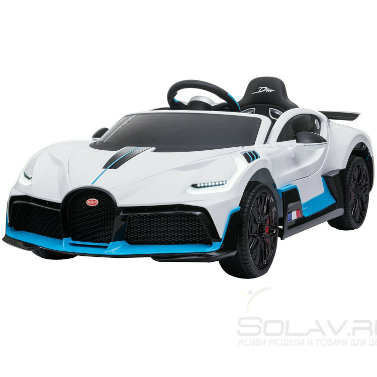 Детский электромобиль Bugatti Divo 12V - WHITE - HL338