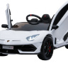 Детский электромобиль Lamborghini SVJ 12V - WHITE - HL328