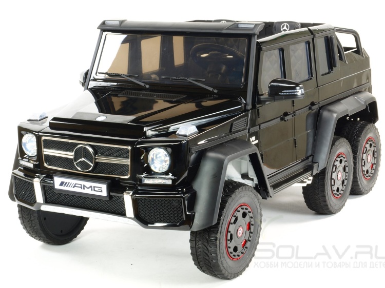 Двухместный электромобиль Mercedes Benz G63 6x6 4WD - ABL1801-BLACK-PAINT