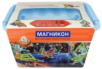 Магнитный 3D конструктор Магникон MK-48