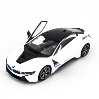 Радиоуправляемая машина Rastar BMW i8 White 1:14 с открывающимися дверями - 71010-W